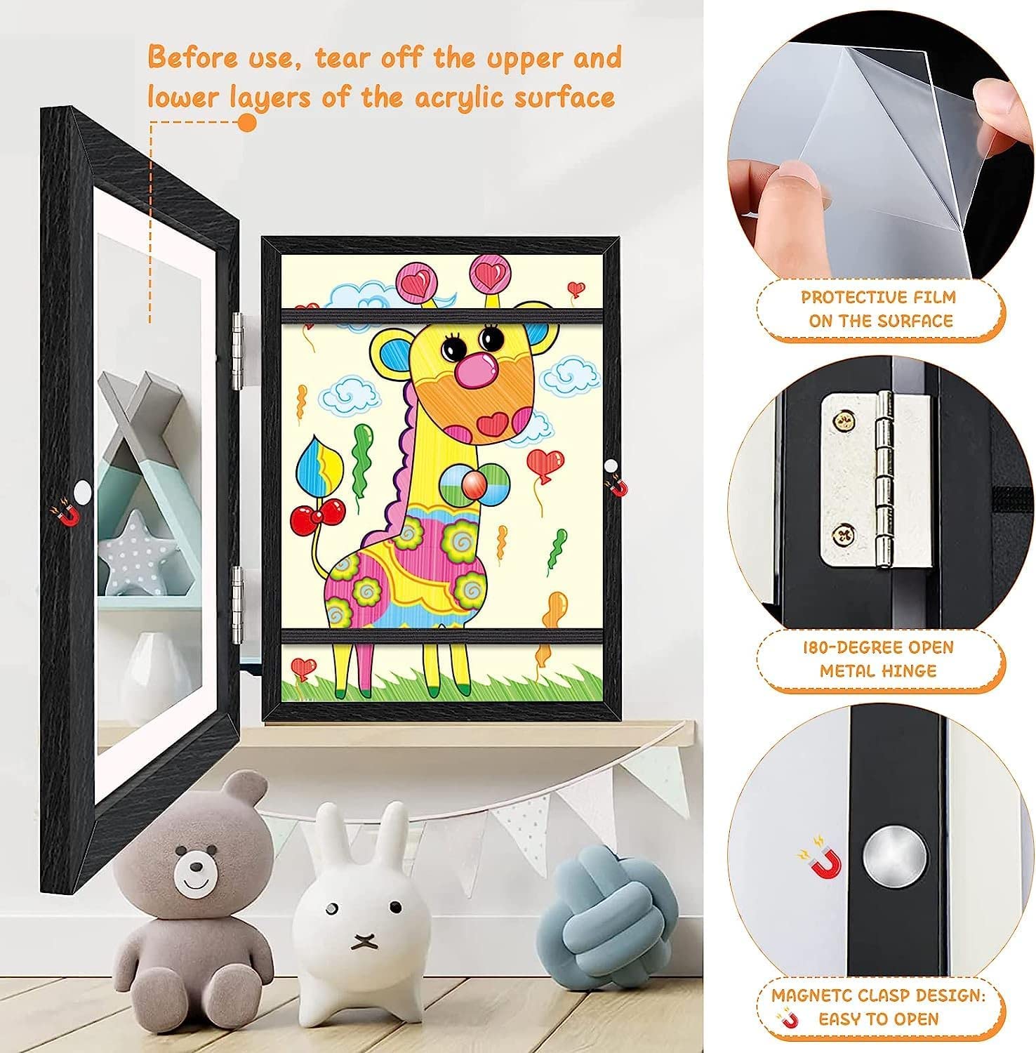 子供の絵 Amazon.co.jp: キッズアートワークピクチャーフレーム。 子供用